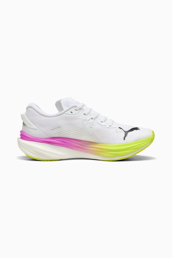 Deviate NITRO™ 3 Running Shoes Men, PUMA White-Yellow Alert-Pure Magenta, extralarge
