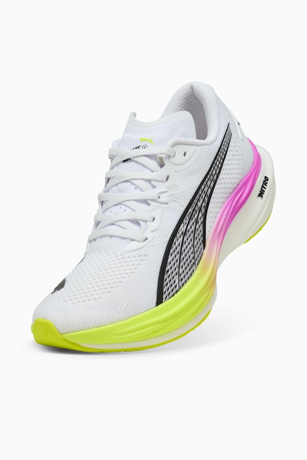 Deviate NITRO™ 3 Running Shoes Men, PUMA White-Yellow Alert-Pure Magenta, extralarge