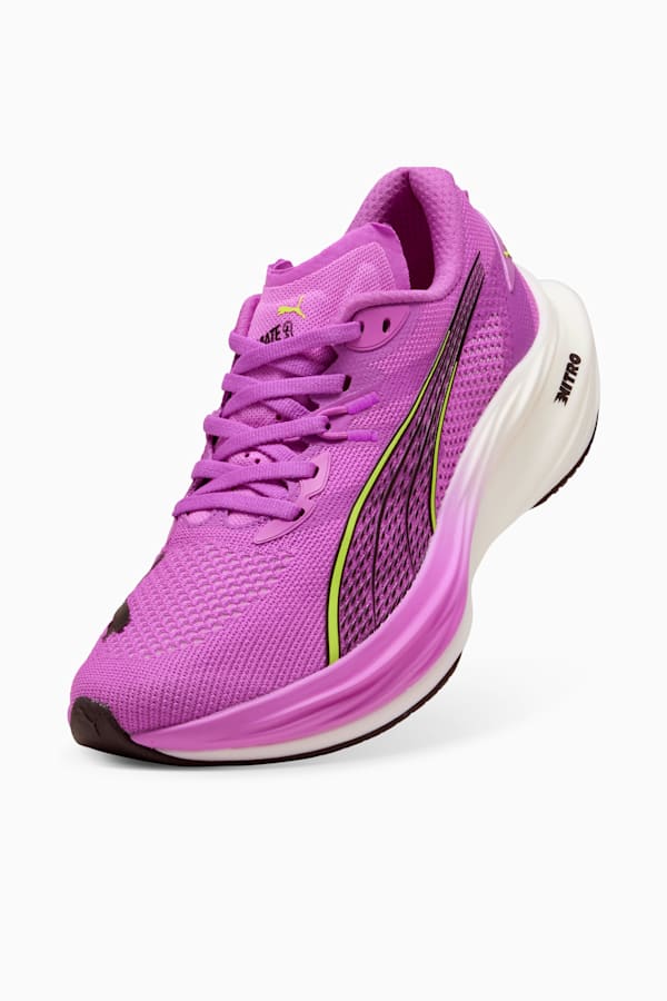 Deviate NITRO™ 3 Running Shoes Women, Pure Magenta-Yellow Alert-PUMA White, extralarge
