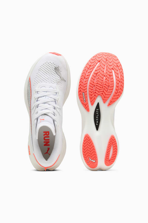 Deviate NITRO™ 3 Running Shoes Women, PUMA White-Glowing Red, extralarge-GBR