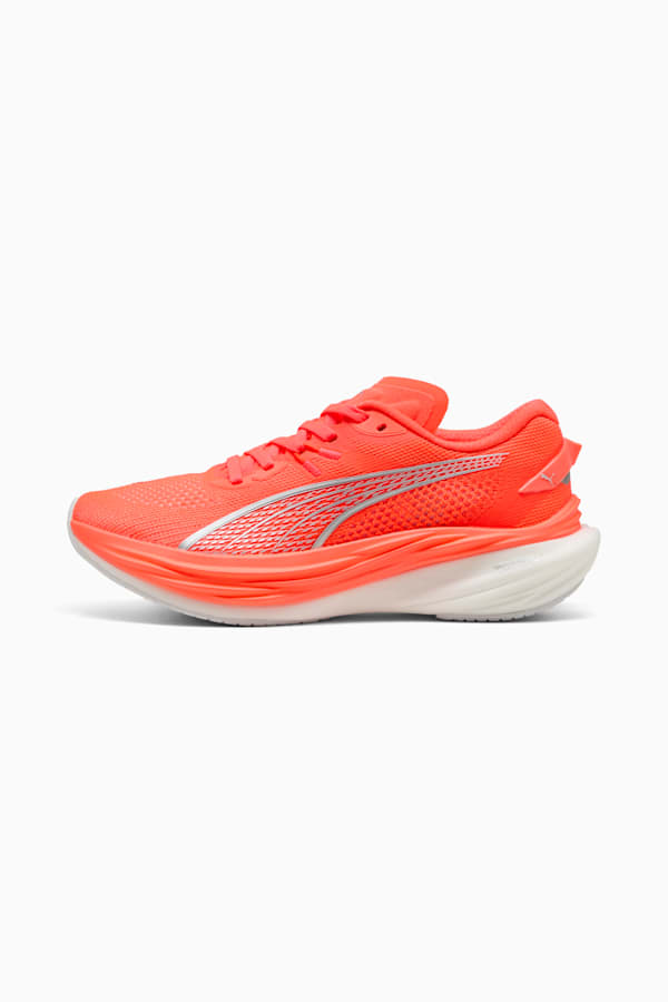 Deviate NITRO™ 3 Running Shoes Women, Glowing Red-PUMA Silver, extralarge
