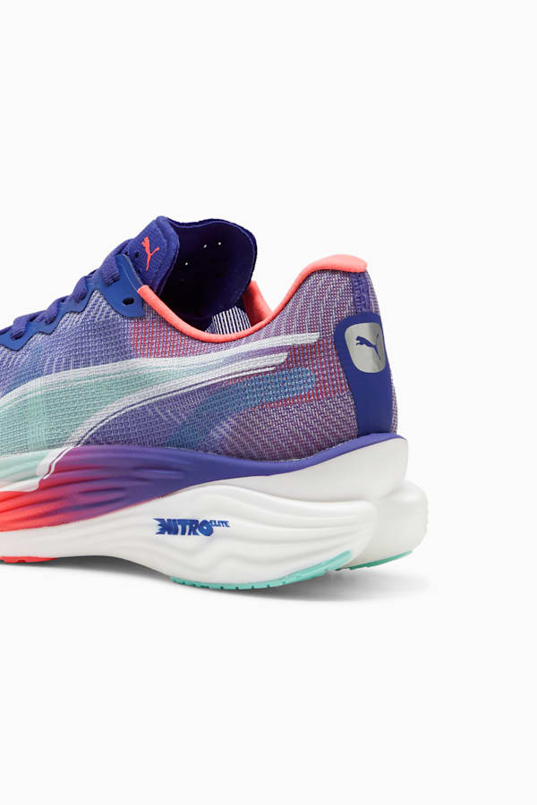 Deviate NITRO™ Elite 3 Running Shoes Women, Lapis Lazuli-Sunset Glow-Electric Peppermint, extralarge