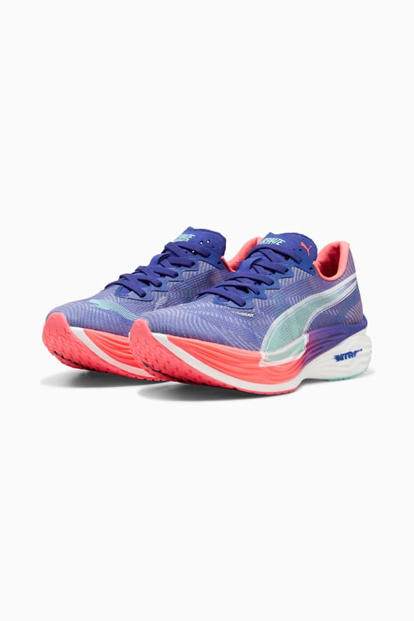Deviate NITRO™ Elite 3 Running Shoes Women, Lapis Lazuli-Sunset Glow-Electric Peppermint, extralarge