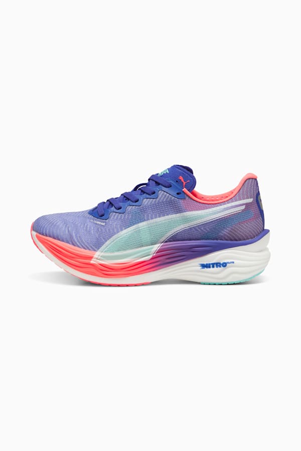 Deviate NITRO™ Elite 3 Running Shoes Women, Lapis Lazuli-Sunset Glow-Electric Peppermint, extralarge