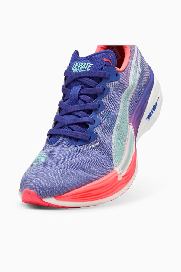 Deviate NITRO™ Elite 3 Running Shoes Women, Lapis Lazuli-Sunset Glow-Electric Peppermint, extralarge