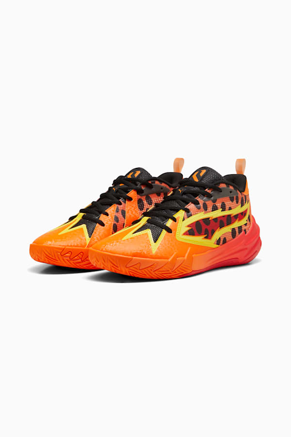 PUMA HOOPS x CHEETOS Scoot Zeros Basketball Shoes, For All Time Red-Rickie Orange-Yellow Blaze-PUMA Black, extralarge