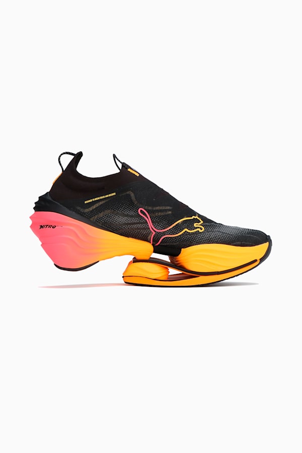 FAST-RB NITRO™ Elite Men's Running Shoes, PUMA Black-Sun Stream-Sunset Glow, extralarge