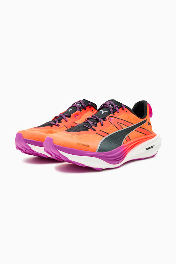 Deviate NITRO™ Elite Trail Running Shoes Men, Glowing Red-PUMA Black-Pure Magenta, extralarge