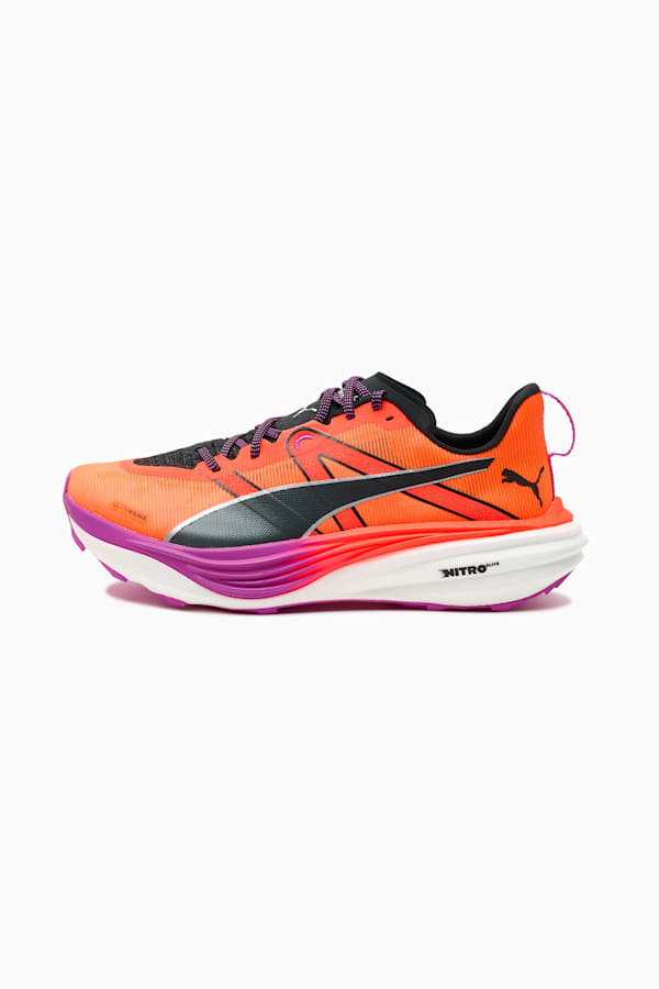 Deviate NITRO™ Elite Trail Running Shoes Men, Glowing Red-PUMA Black-Pure Magenta, extralarge