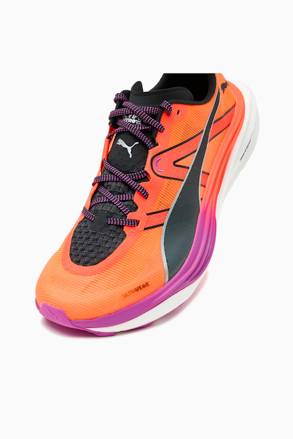 Deviate NITRO™ Elite Trail Running Shoes Men, Glowing Red-PUMA Black-Pure Magenta, extralarge