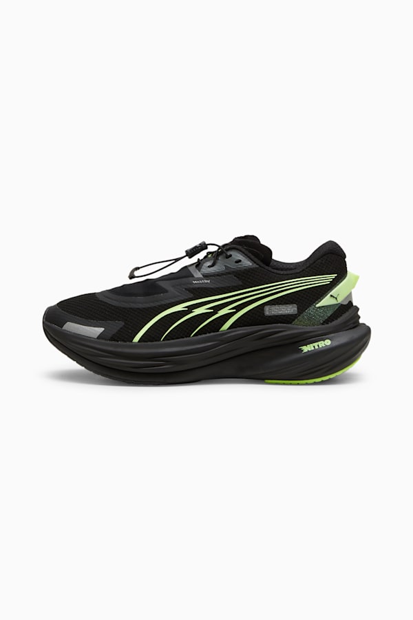 Deviate NITRO™ 3 WTR+ Running Shoes Women, Galactic Gray-PUMA Black-Fizzy Apple, extralarge
