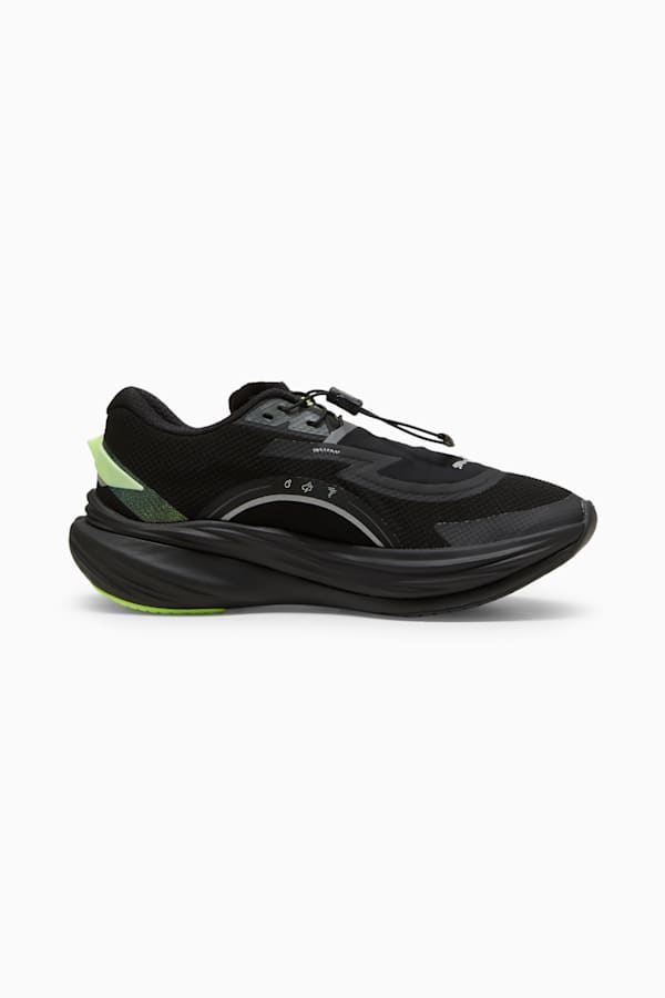 Deviate NITRO™ 3 WTR+ Running Shoes Women, Galactic Gray-PUMA Black-Fizzy Apple, extralarge