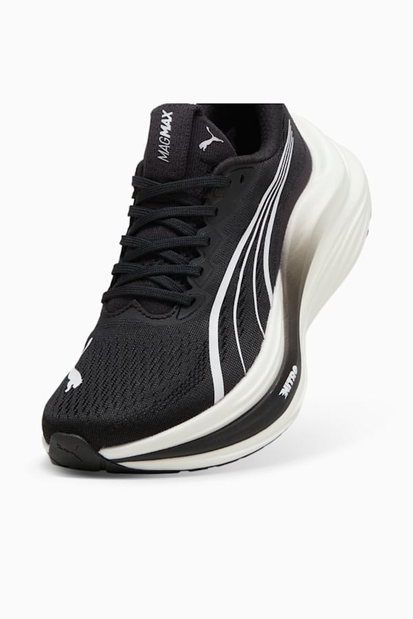 Black and white puma running shoes shop