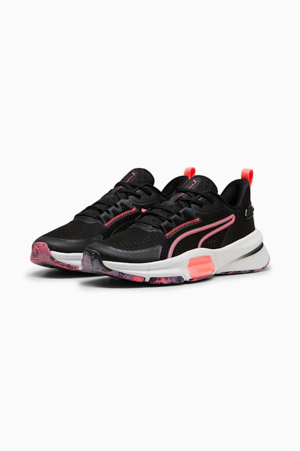 PWRFrame TR 3 Training Shoes Women, PUMA Black-Sunset Glow, extralarge