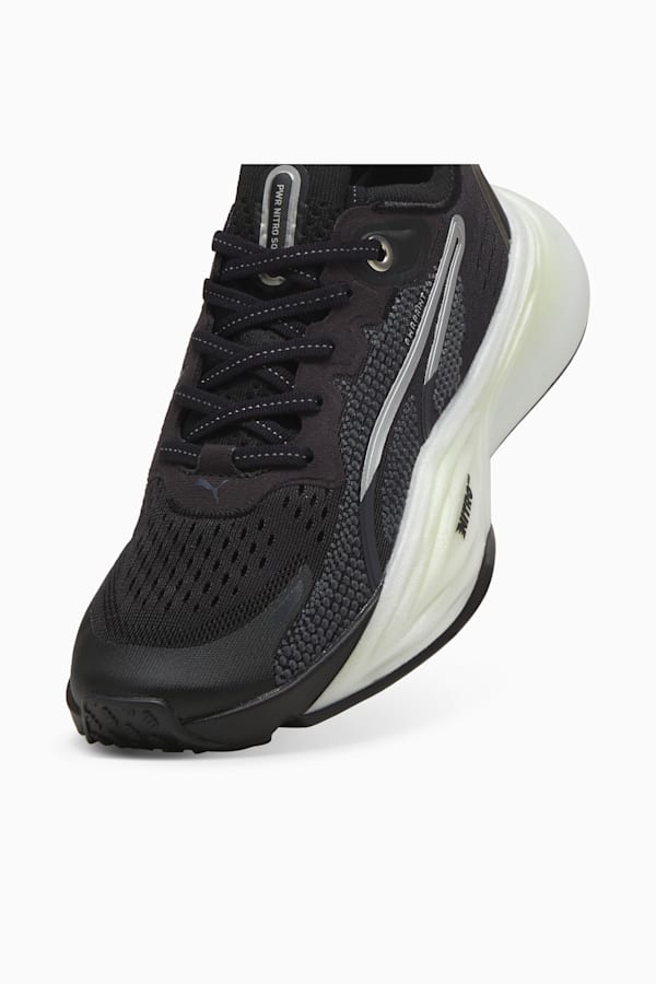 Womens black puma running shoes hot sale