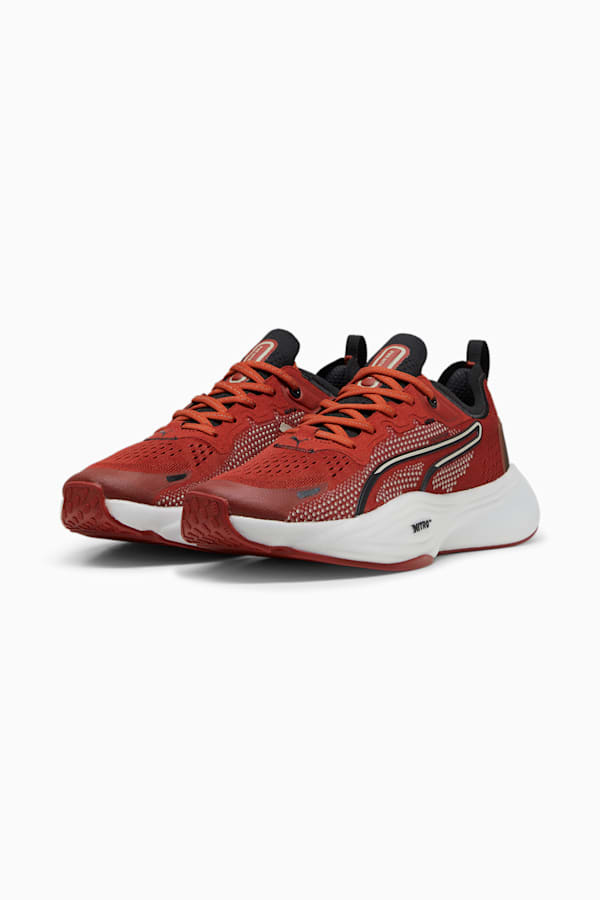 PWR NITRO™ SQD 2 Training Shoes, Mars Red-PUMA White-PUMA Black, extralarge