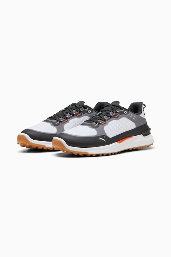 IGNITE Elevate X Golf Shoes Men, PUMA White-PUMA Black, extralarge-GBR