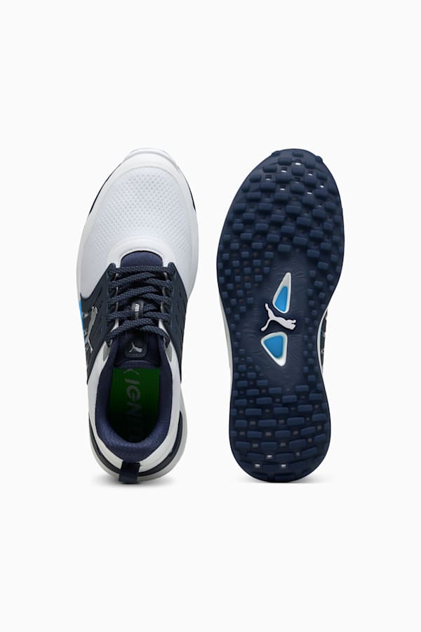 IGNITE Elevate 2 Golf Shoes Men, PUMA White-Deep Navy, extralarge-GBR