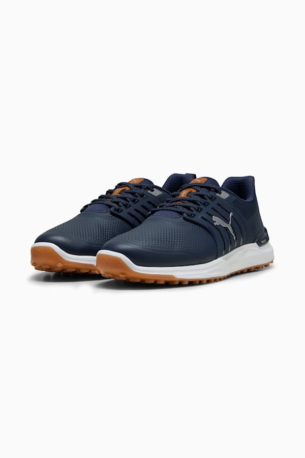 IGNITE Elevate 2 Golf Shoes Men, Deep Navy-PUMA Silver-Gum, extralarge-GBR
