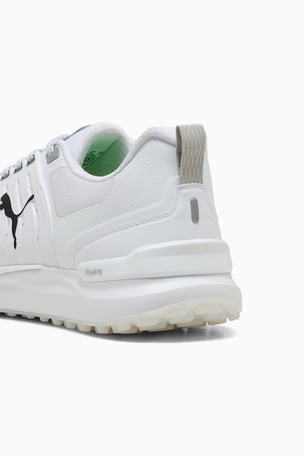 IGNITE Elevate 2 Golf Shoes Men, PUMA White-PUMA Black-PUMA Silver, extralarge