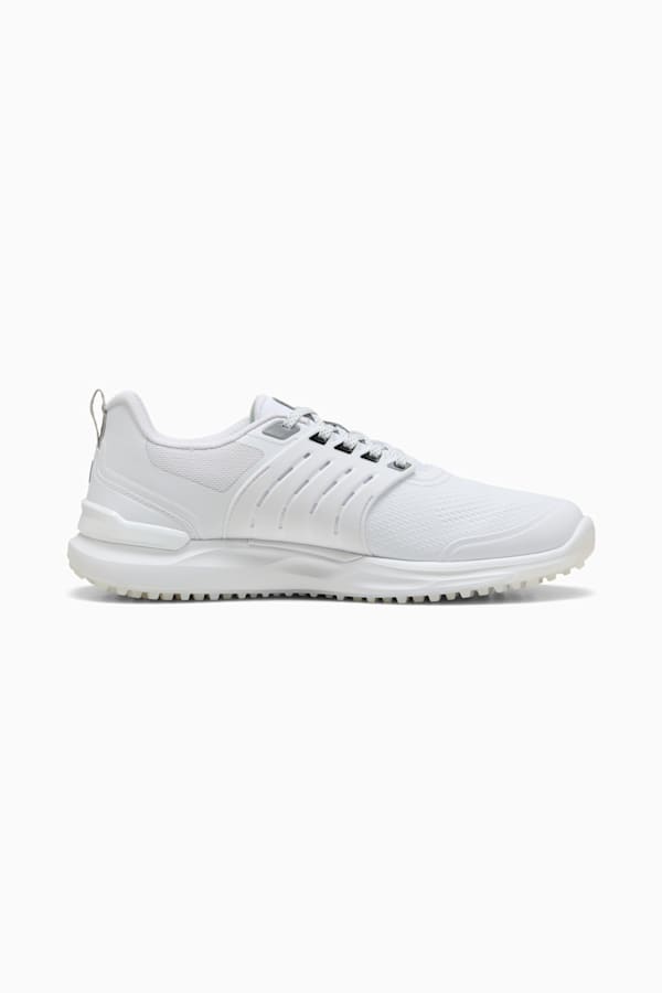 IGNITE Elevate 2 Golf Shoes Men, PUMA White-PUMA Black-PUMA Silver, extralarge