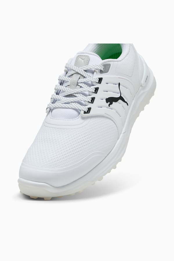 IGNITE Elevate 2 Golf Shoes Men, PUMA White-PUMA Black-PUMA Silver, extralarge