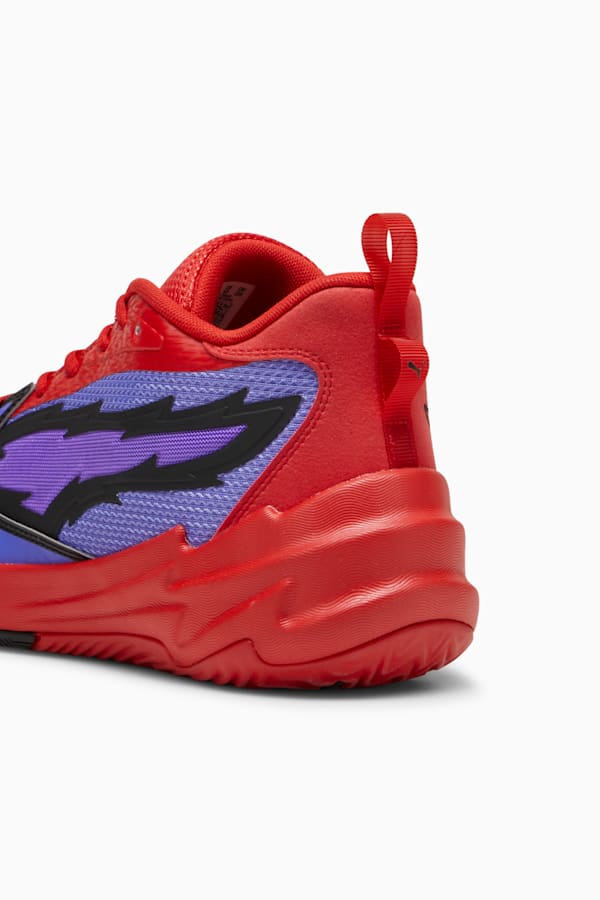 Scoot Zeros PRED Basketball Shoes Unisex, Dark Amethyst-For All Time Red, extralarge