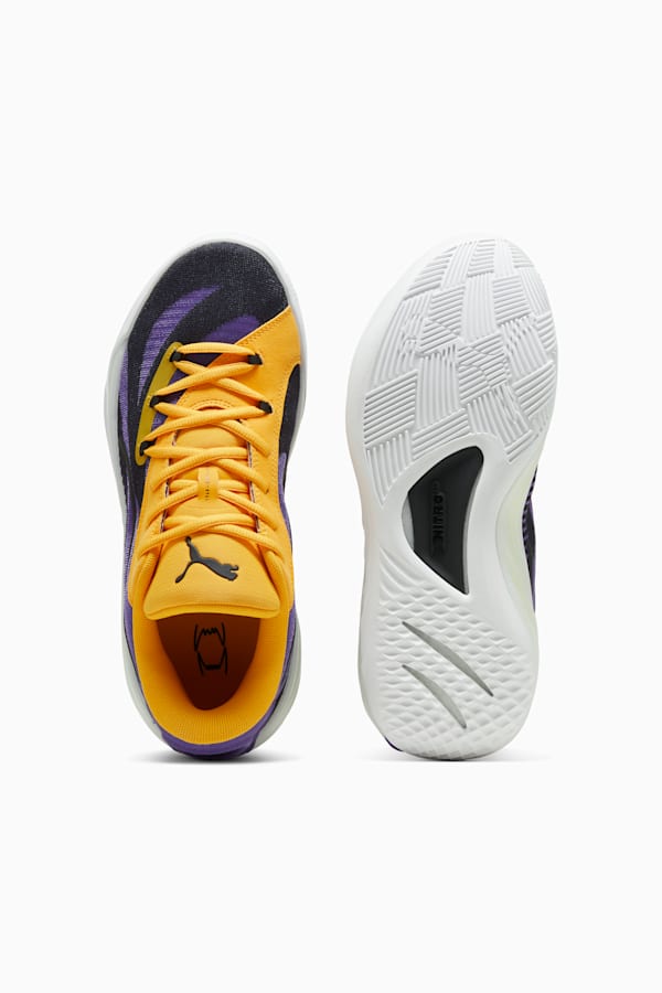All-Pro NITRO™ Basketball Shoes, Team Violet-Yellow Sizzle-PUMA White, extralarge-GBR