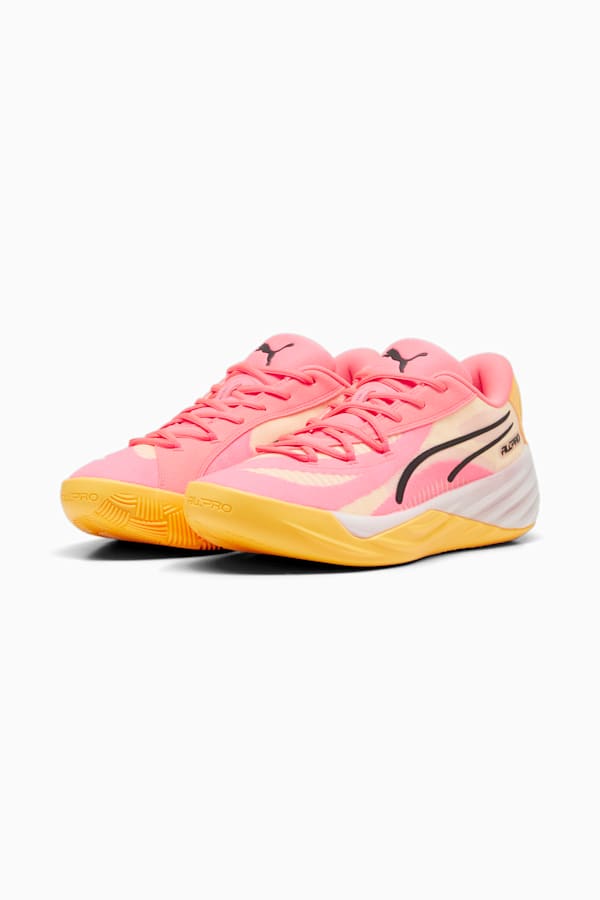 All-Pro NITRO™ Basketball Shoes, Sunset Glow-Sun Stream-PUMA Black, extralarge