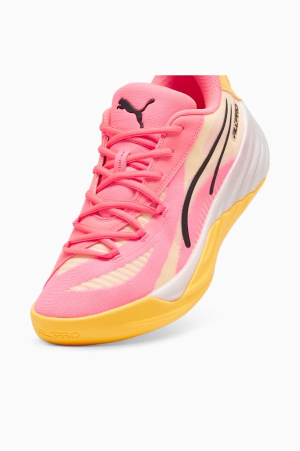 All-Pro NITRO™ Basketball Shoes, Sunset Glow-Sun Stream-PUMA Black, extralarge