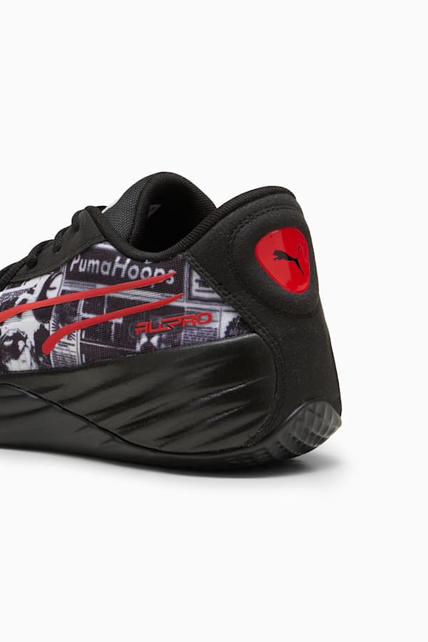 All-Pro NITRO™ Media Day Basketball Shoes, PUMA Black-PUMA White-For All Time Red, extralarge