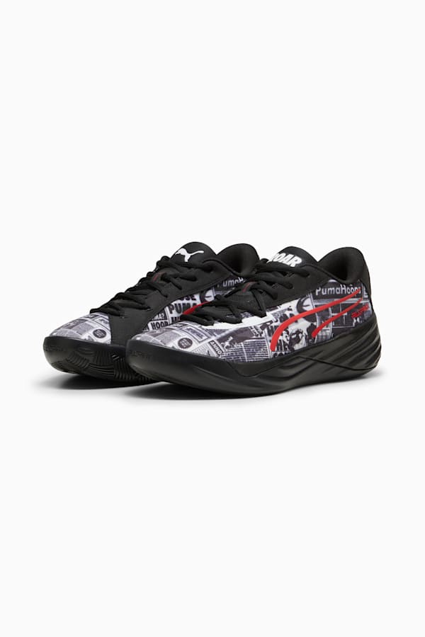 All-Pro NITRO™ Media Day Basketball Shoes, PUMA Black-PUMA White-For All Time Red, extralarge
