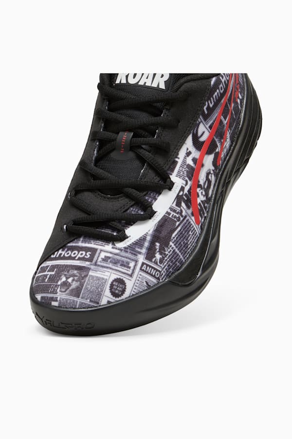 All-Pro NITRO™ Media Day Basketball Shoes, PUMA Black-PUMA White-For All Time Red, extralarge