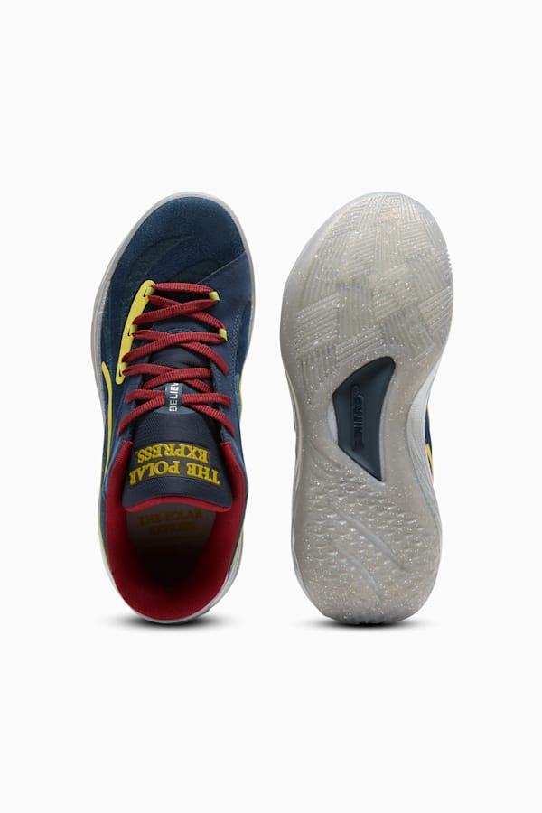 All-Pro NITRO™ Polar Express Basketball Shoes, Club Navy-Intense Red-Golden Fog-Yellow Blaze-Silver Mist, extralarge