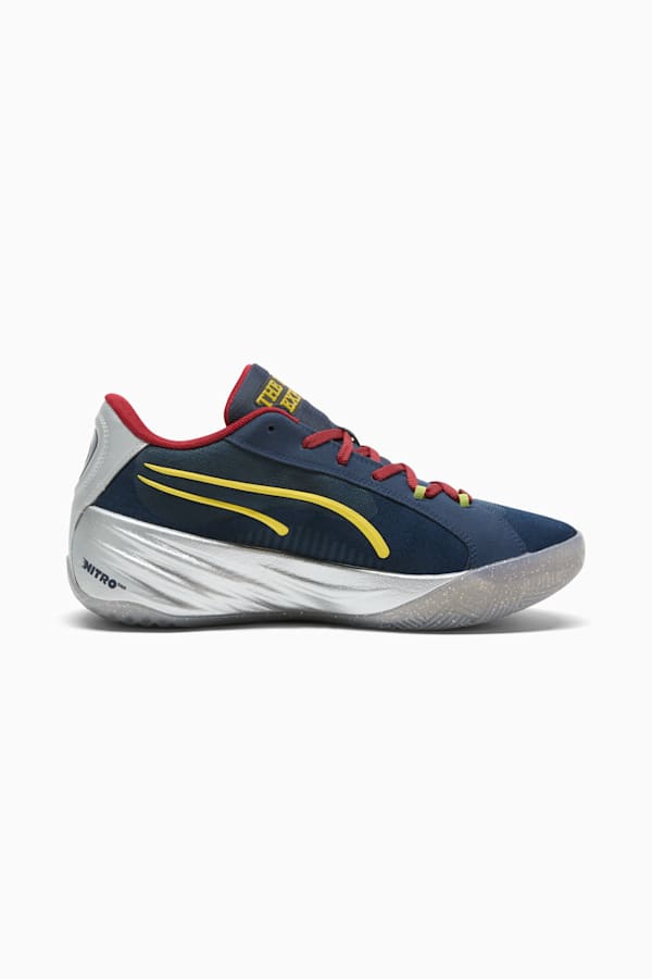 All-Pro NITRO™ Polar Express Basketball Shoes, Club Navy-Intense Red-Golden Fog-Yellow Blaze-Silver Mist, extralarge
