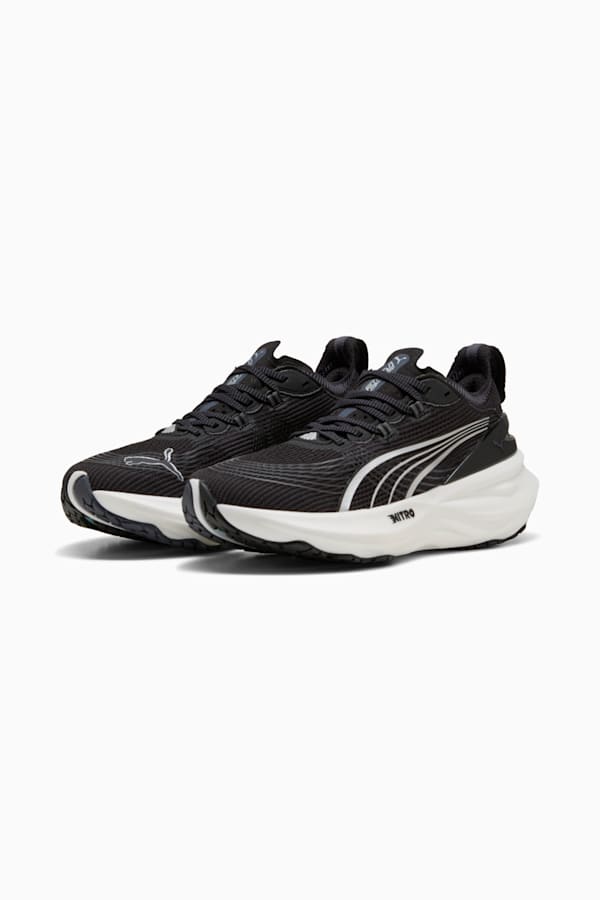 ForeverRun NITRO™ 2 Running Shoes Women, PUMA Black-PUMA White, extralarge-GBR