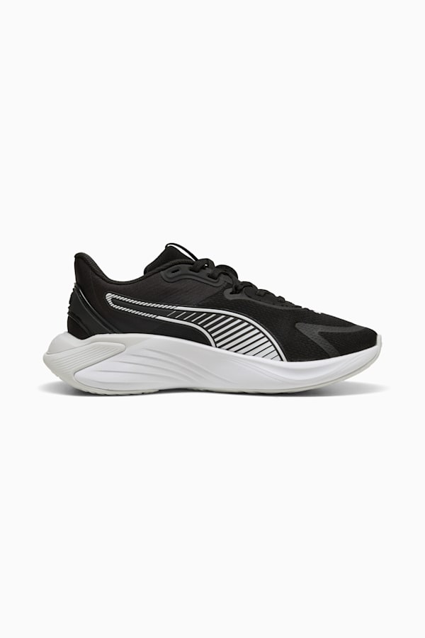 PWR Hybrid Training Shoes Women, PUMA Black-PUMA White-Feather Gray, extralarge-GBR