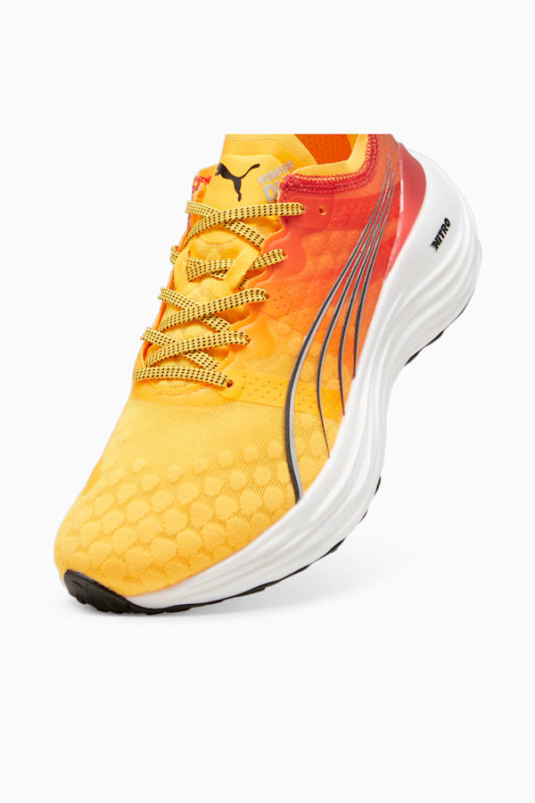 ForeverRun NITRO™ Running Shoes Women, Sun Stream-Sunset Glow-PUMA White, extralarge