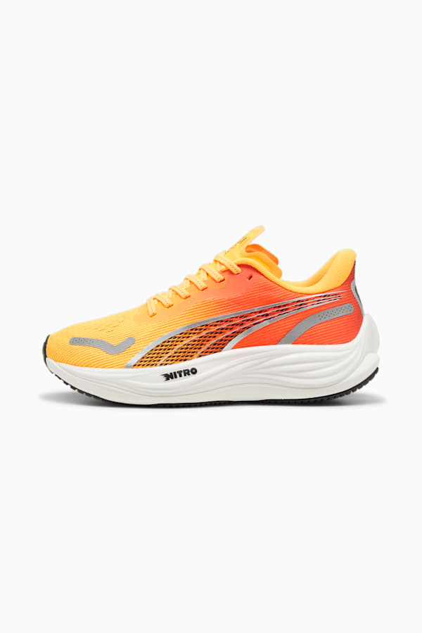 Velocity NITRO™ 3 Running Shoes Women, Sun Stream-Sunset Glow-PUMA White, extralarge