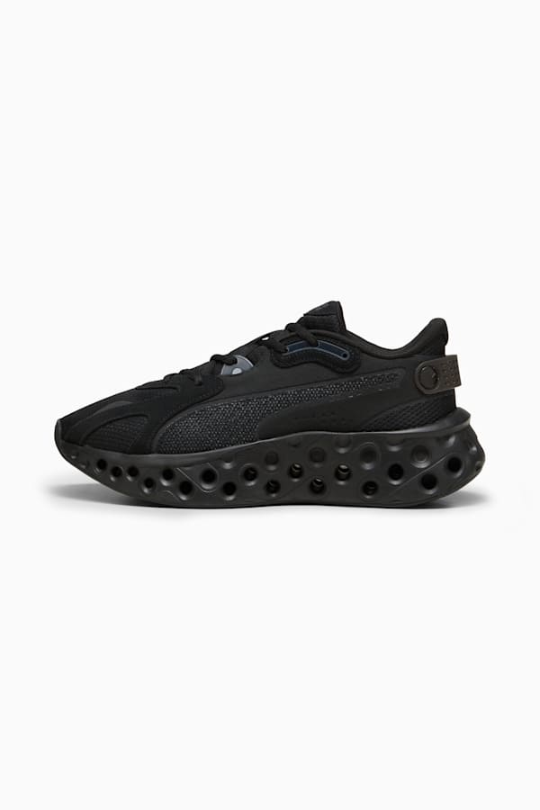SOFTRIDE Frequence Running Shoes Unisex, PUMA Black-Flat Dark Gray, extralarge