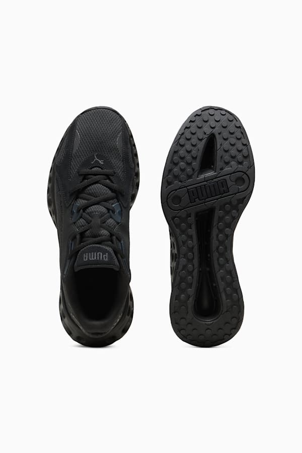 SOFTRIDE Frequence Running Shoes Unisex, PUMA Black-Flat Dark Gray, extralarge