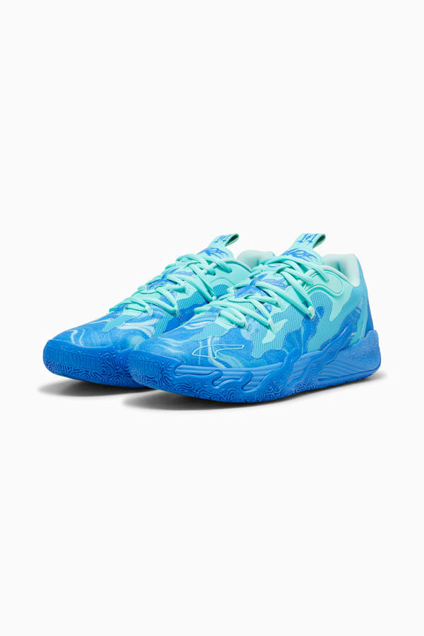 MB.03 Lo Team Basketball Shoes, Hyperlink Blue-Bright Aqua-Electric Peppermint, extralarge