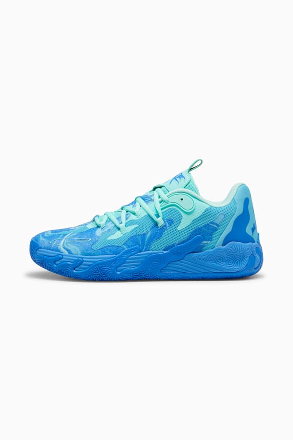 MB.03 Lo Team Basketball Shoes, Hyperlink Blue-Bright Aqua-Electric Peppermint, extralarge