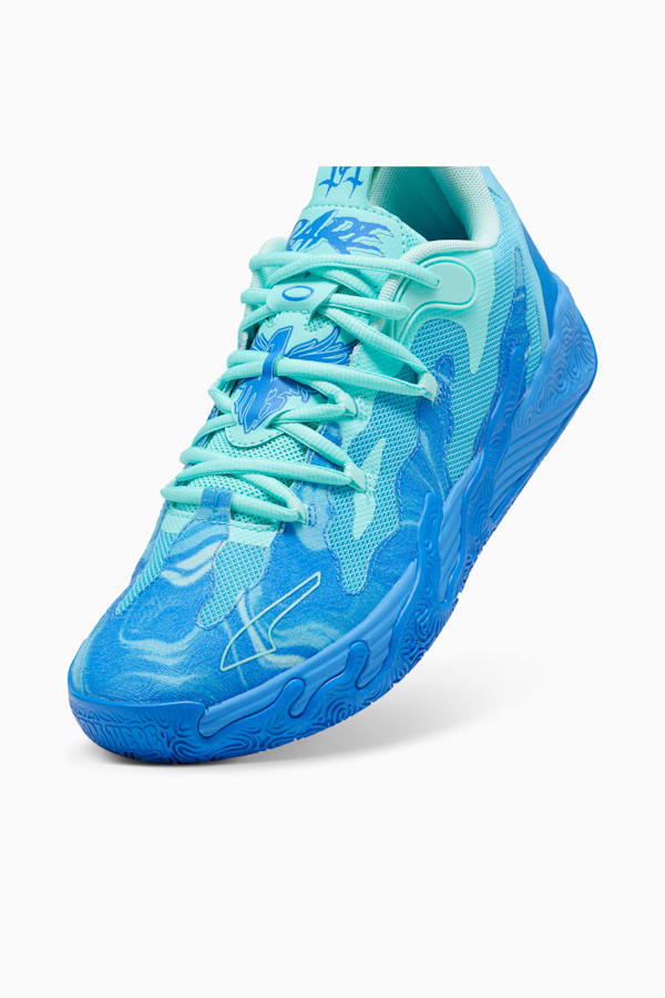 MB.03 Lo Team Basketball Shoes, Hyperlink Blue-Bright Aqua-Electric Peppermint, extralarge