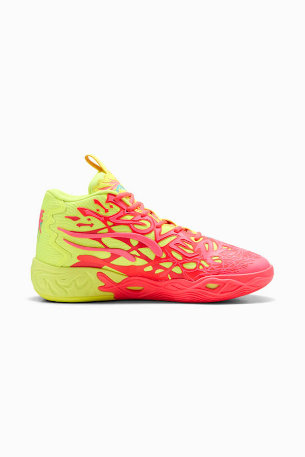 MB.04 1Love Basketball Shoes, Pink Alert-Yellow Alert, extralarge