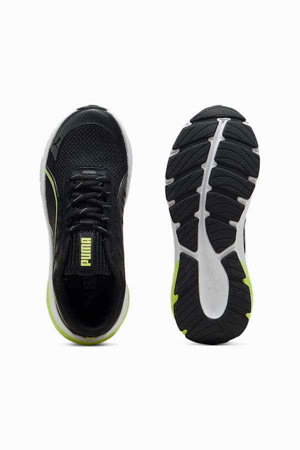 Cell Glare Running Shoes Youth, PUMA Black-Lime Pow, extralarge-GBR