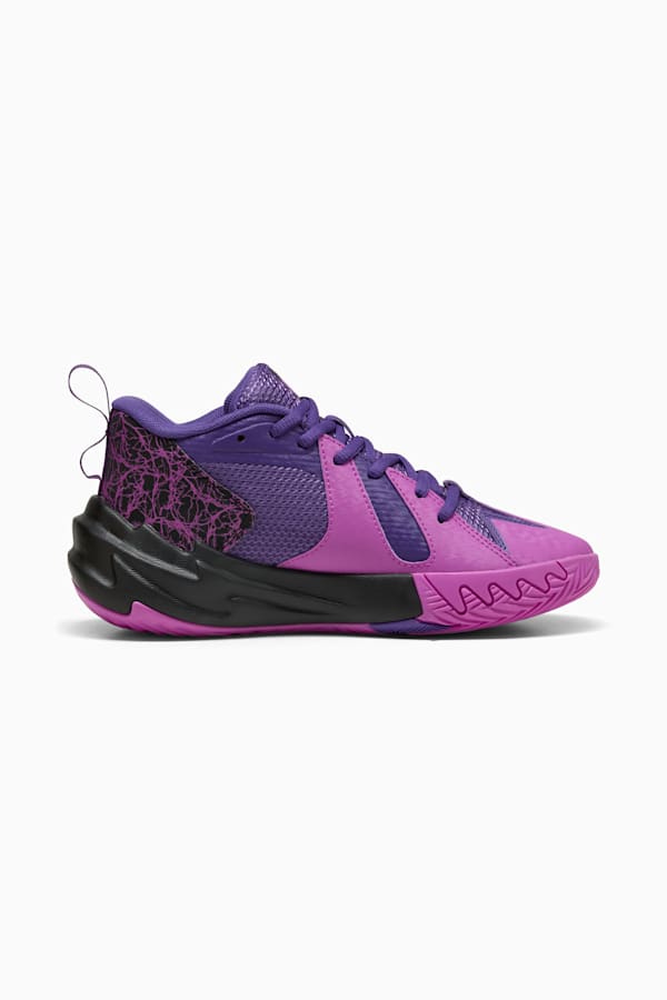 Scoot Zeros PL Basketball Shoes Youth, Pure Magenta-PUMA Black, extralarge-GBR