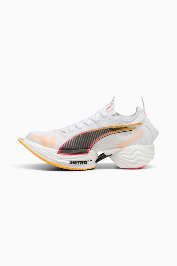 FAST-R NITRO™ Elite 2 Running Shoes Women, PUMA White-Sunset Glow-Sun Stream, extralarge