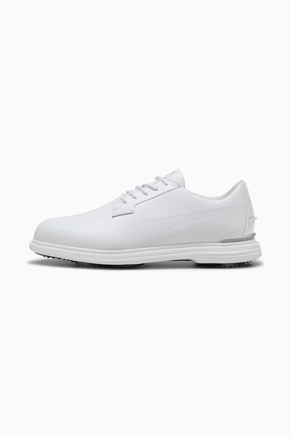 PUMA Royale Golf Shoes Men, PUMA White-Slate Sky-Ash Gray, extralarge