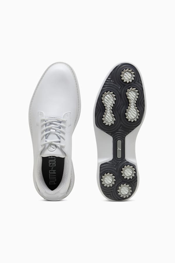 PUMA Royale Golf Shoes Men, PUMA White-Slate Sky-Ash Gray, extralarge